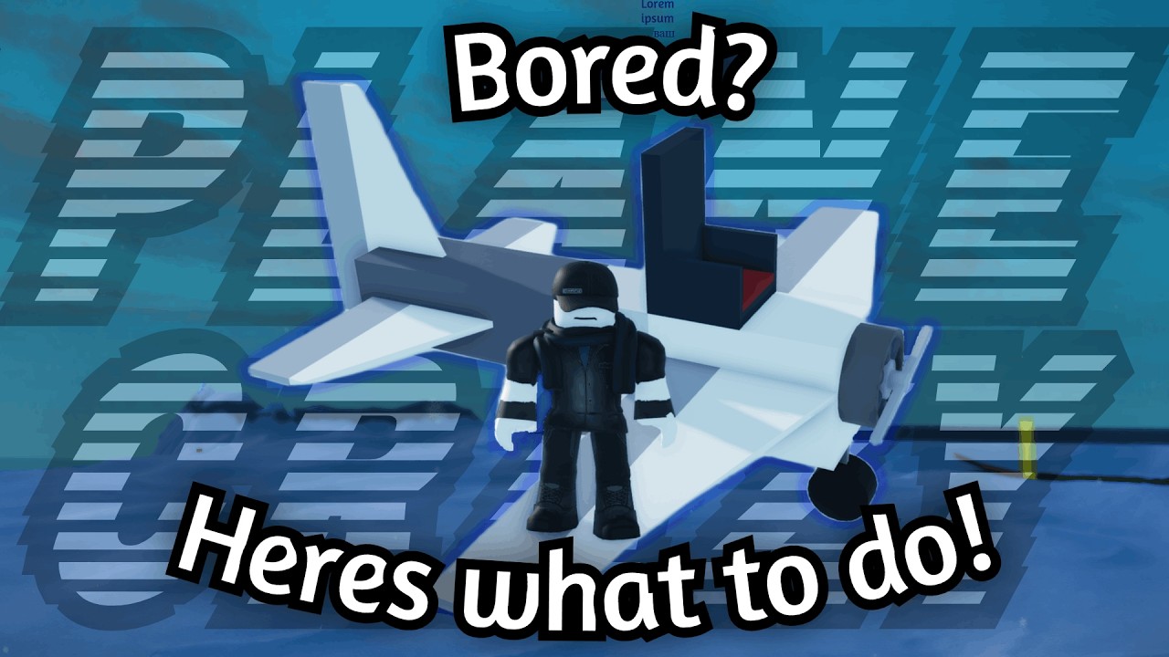 Top 5 things to do if you are bored | Plane Crazy (Roblox)