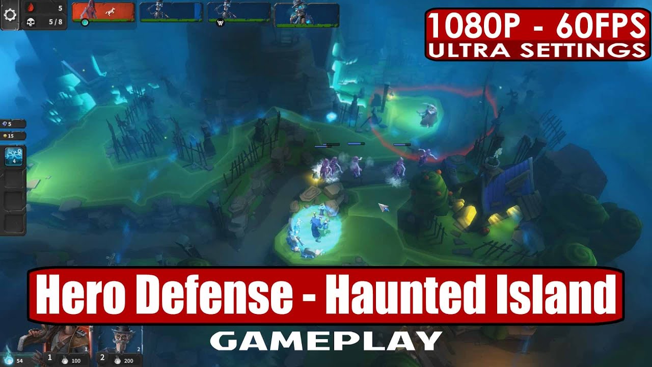 Hero Defense - Haunted Island gameplay PC HD [1080p/60fps]