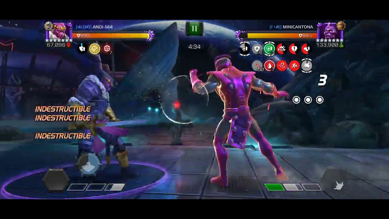 MCOC AW S64W05 (FÆ) - Zemo vs. Node 37 High Evo