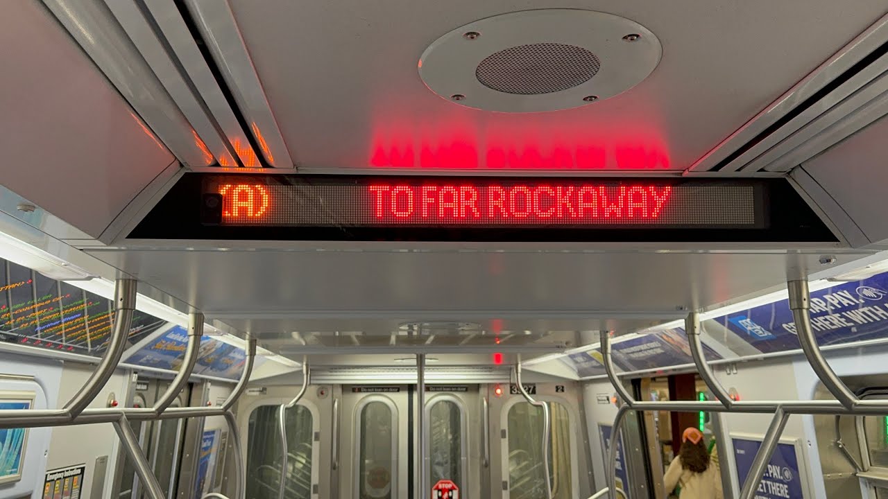 IND 8 Av Express: R179 (A) Train [Inwood-207 St to Far Rockaway-Mott Av #3]