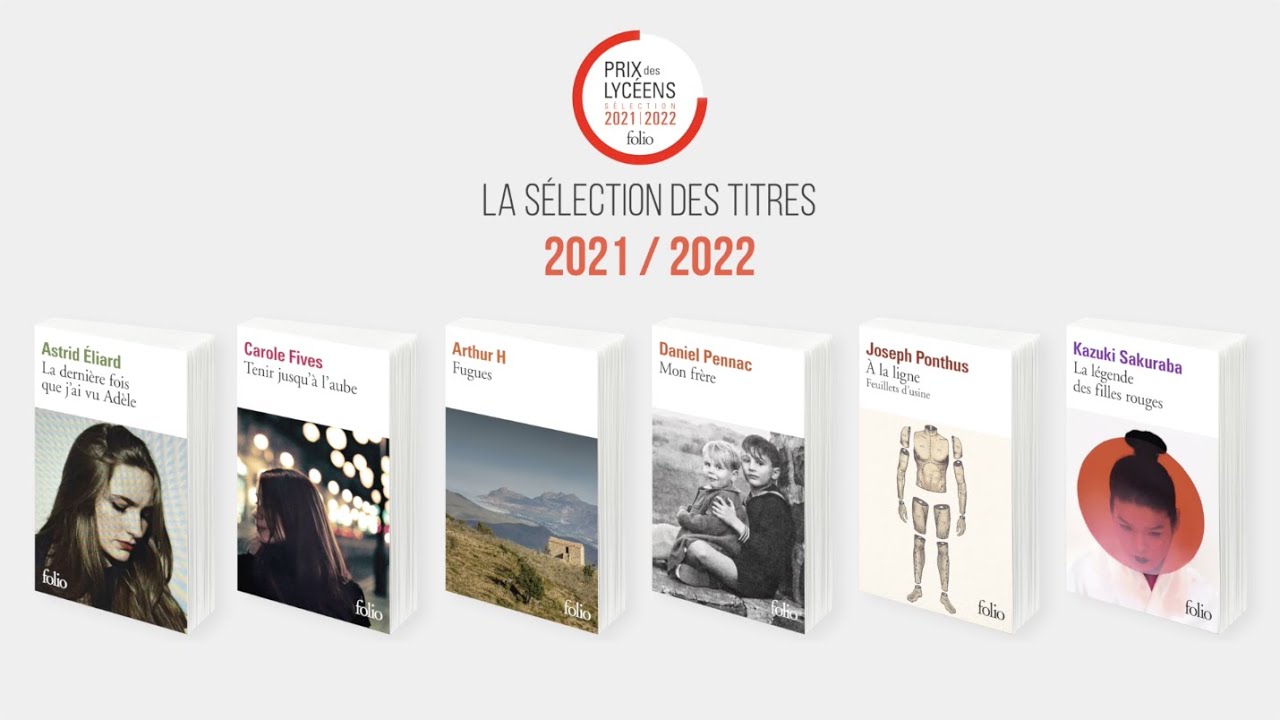 Prix des lycéens Folio 2021-2022