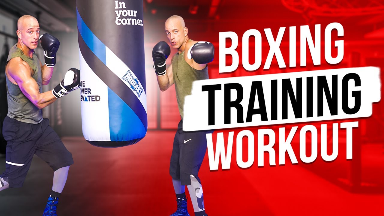 20 Minute boxing training workout | Heavy Bag and Shadow Boxing Split