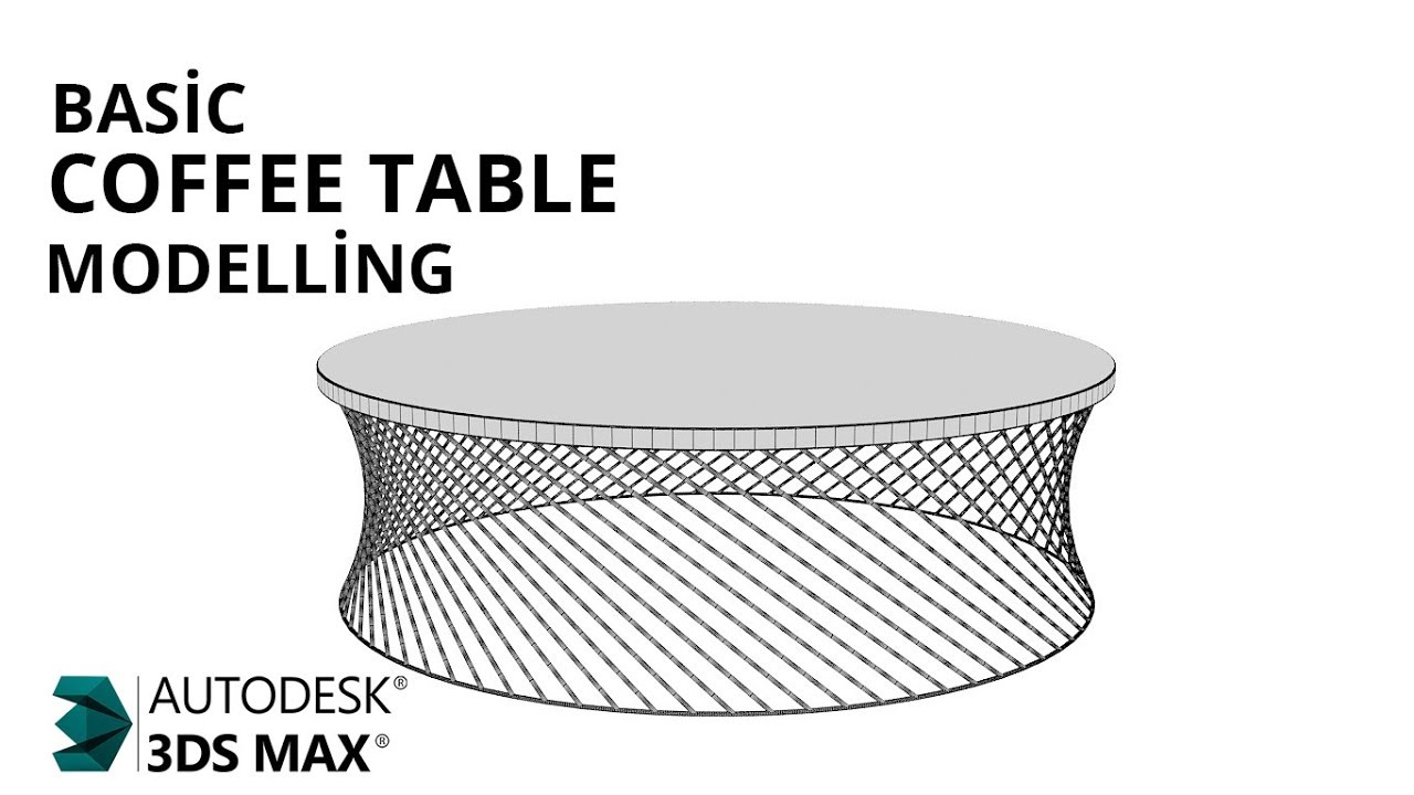 3Ds Max Basic Coffee Table Modeling