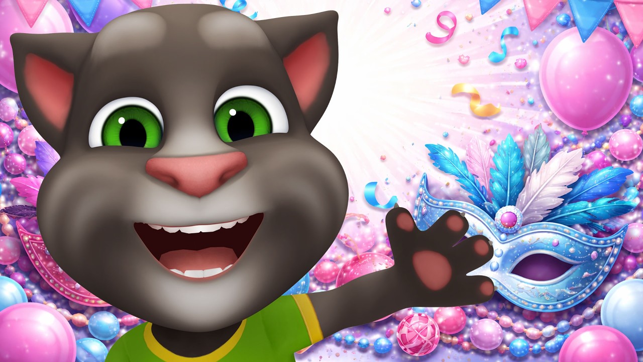 Talking Tom 😀 Karnawałowy Chaos! 😄 Najzabawniejsza impreza roku 🍿 Super Toons TV - Bajki Po Polsku