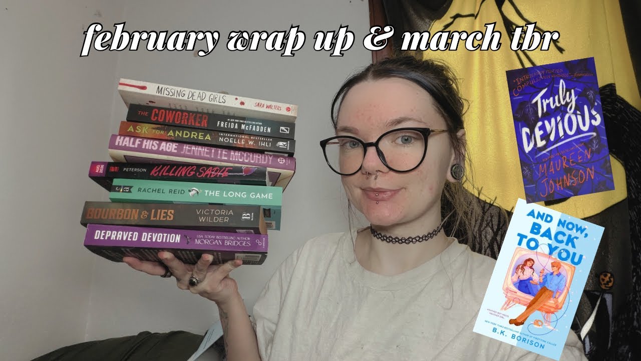  ⋆˙⟡ what i read in february & my march tbr ⋆˙⟡