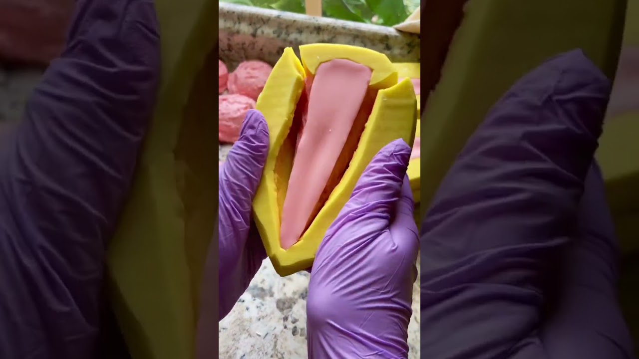 Wax melt waffle cone 😍💖 #icecream #fakefood #waxmelts #imagine #unique #shorts