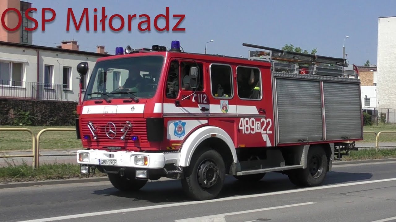 Malbork 998: Alarmowo 489[G]22 GBA Mercedes Benz 1019 AF - OSP MIŁORADZ
