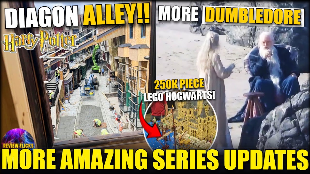 Harry Potter HBO Set Leaks: Diagon Alley Image & More Dumbledore FOOTAGE!