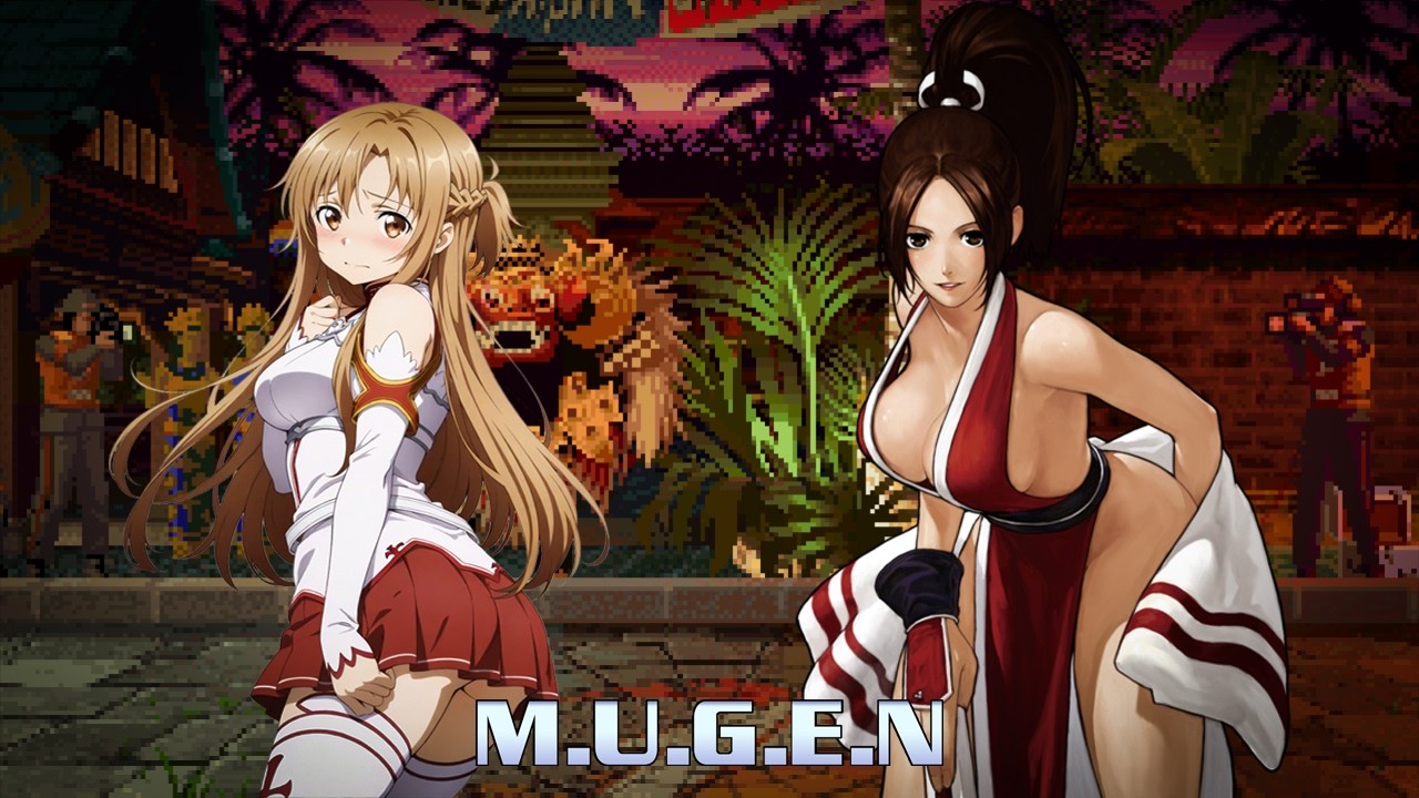Asuna VS Mai Shiranui - KOF MUGEN Dream Match