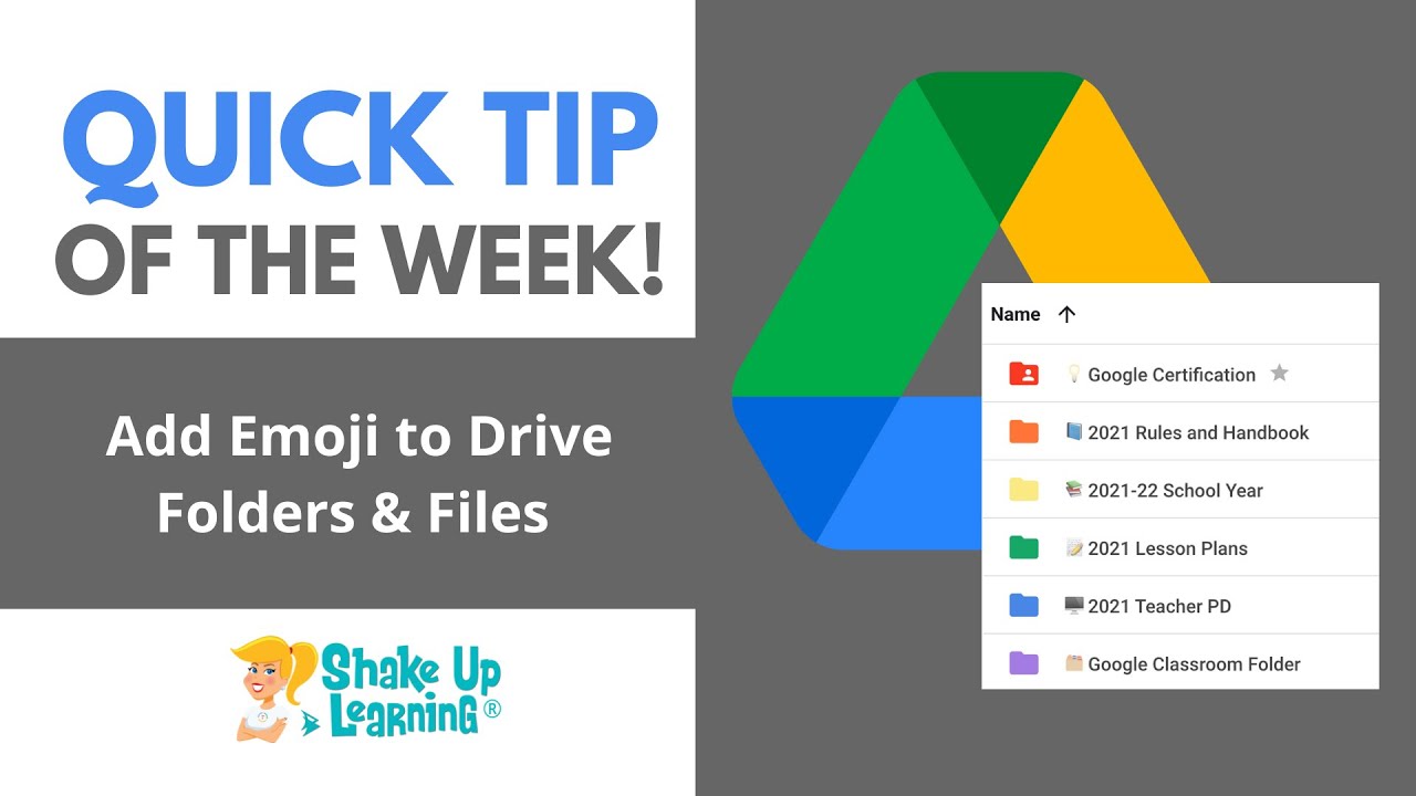 How to Add Emoji to Google Drive Files and Folders