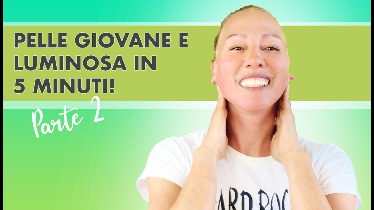 Pelle giovane e luminosa in 5 minuti! I miei massaggi della sera - PARTE 2