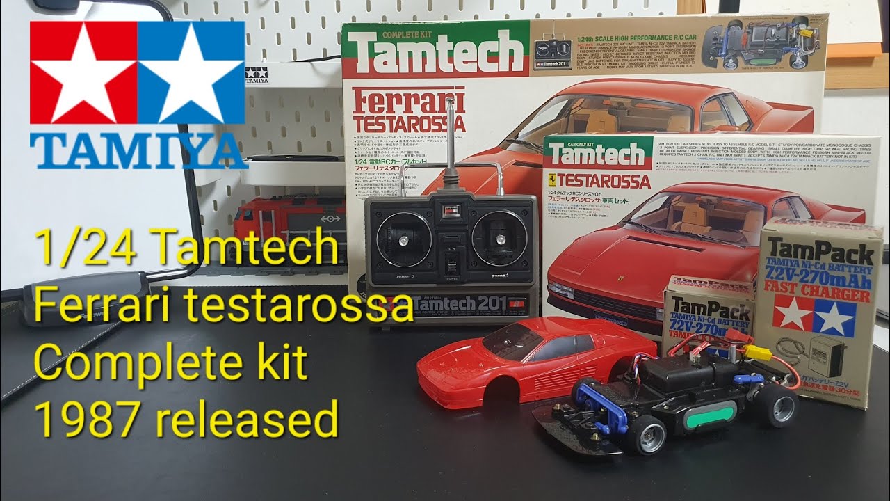 1987 Tamiya 1/24 tamtech ferrari testarossa RC car kit preview / 1987년 타미야 탐텍 오리지날 킷트 (페라리 테스타로사) 소개