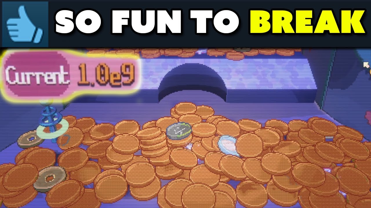 I Broke This ADDICTIVE Roguelike Coin Pushing Game