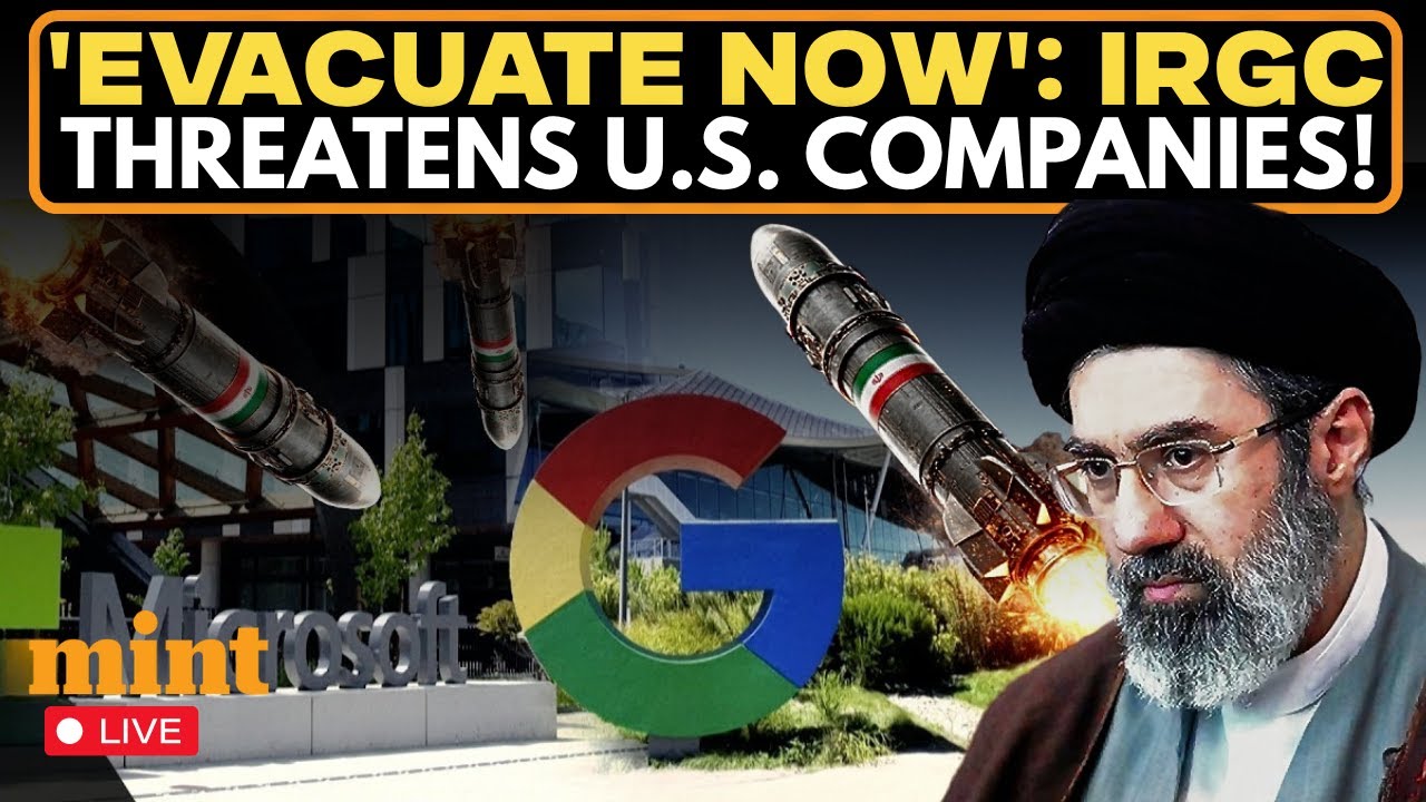 US Iran War LIVE: IRGC Threatens US Companies in Retaliation | Google | Apple | Microsoft | Trump