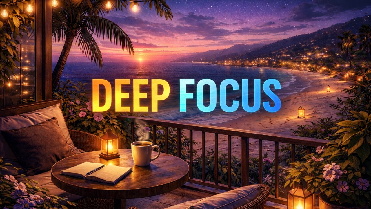 Deep Focus Lofi 🌊 1 Hour Study & Work Music | No Distractions, Pure Concentration