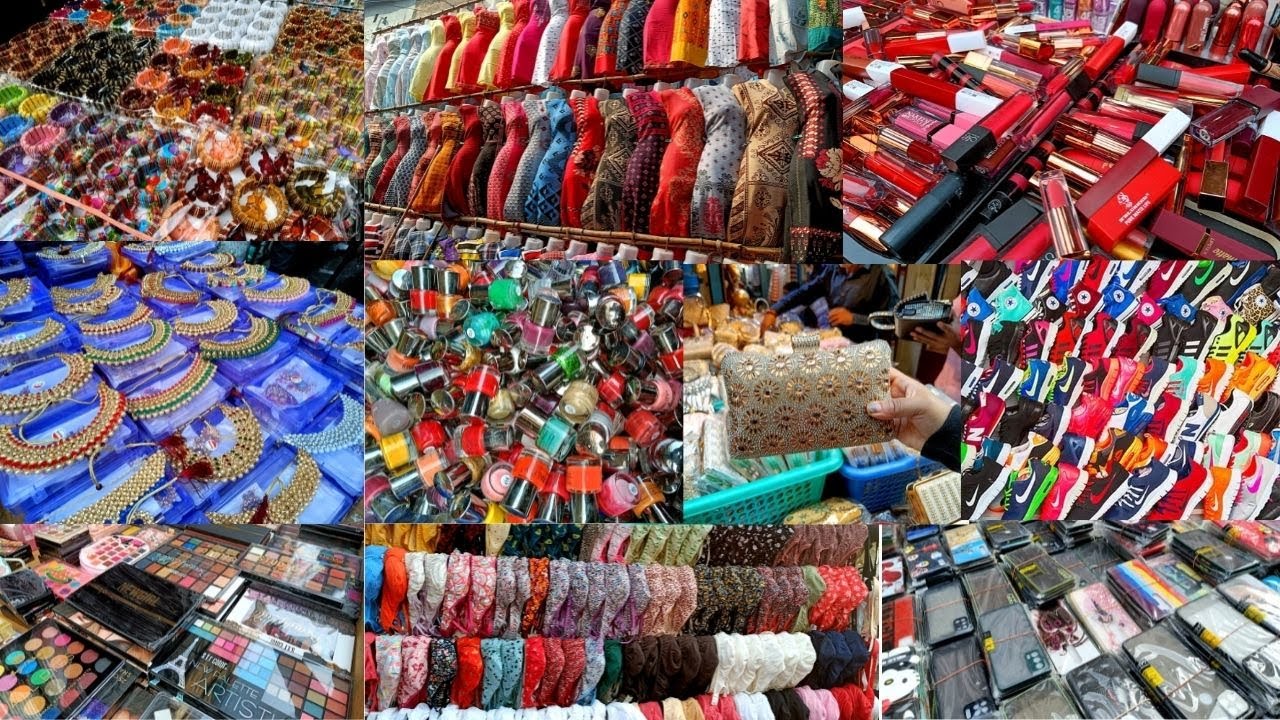Wholesale Jewellery, Makeup, Sarees & Bags, Sadar Bazar I Sunday market, Sadar Bazar Delhi (Hindi)