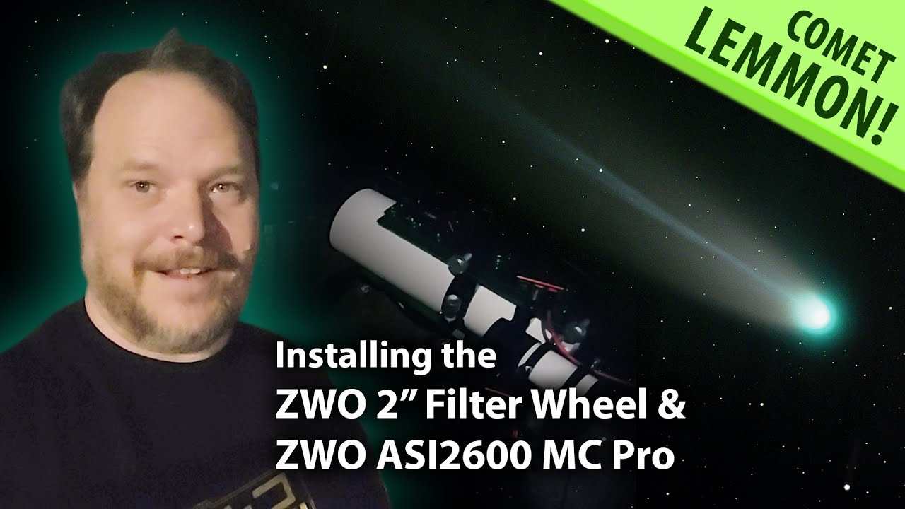 Installing the ZWO ASI2600MC and ZWO 2-inch filter wheel on my SkyWatcher Esprit 100 ED APO