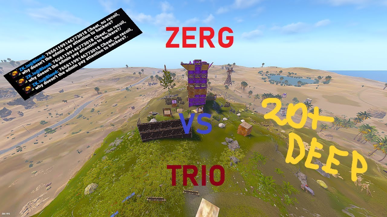 TRIO VS CHIŃSKI ZERG - Rust PL