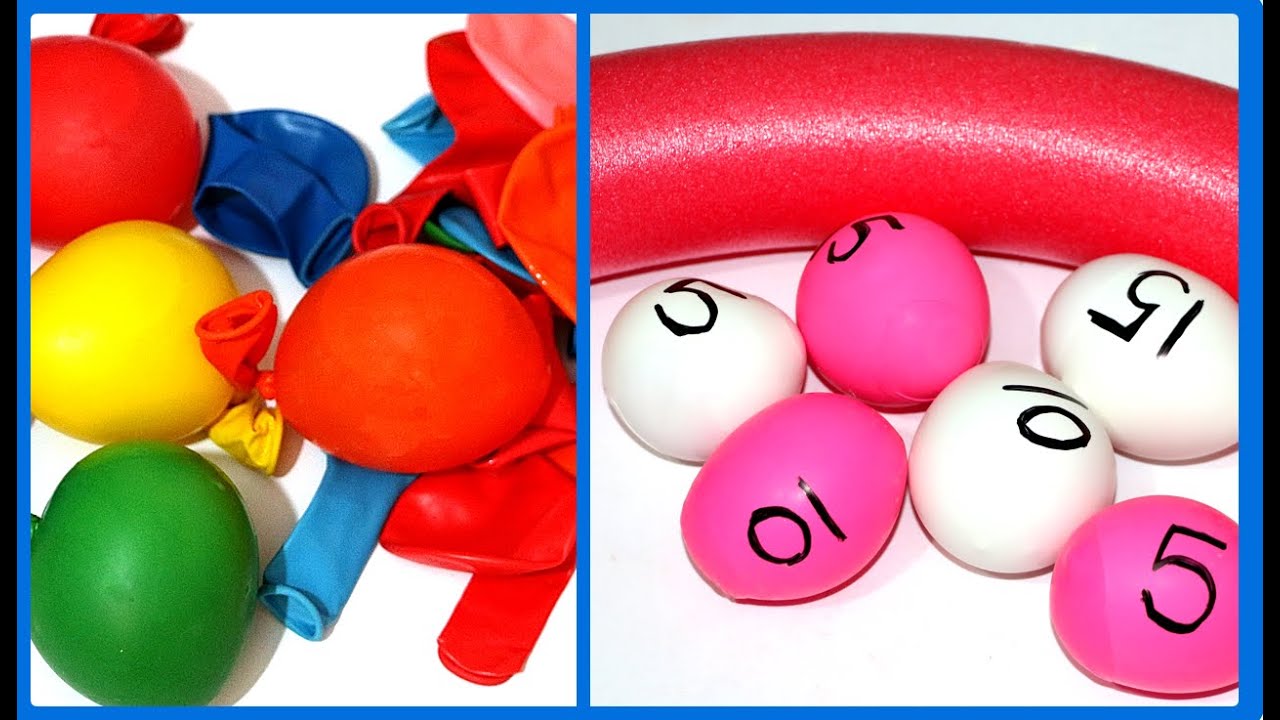 Globos de agua: juego para la piscina