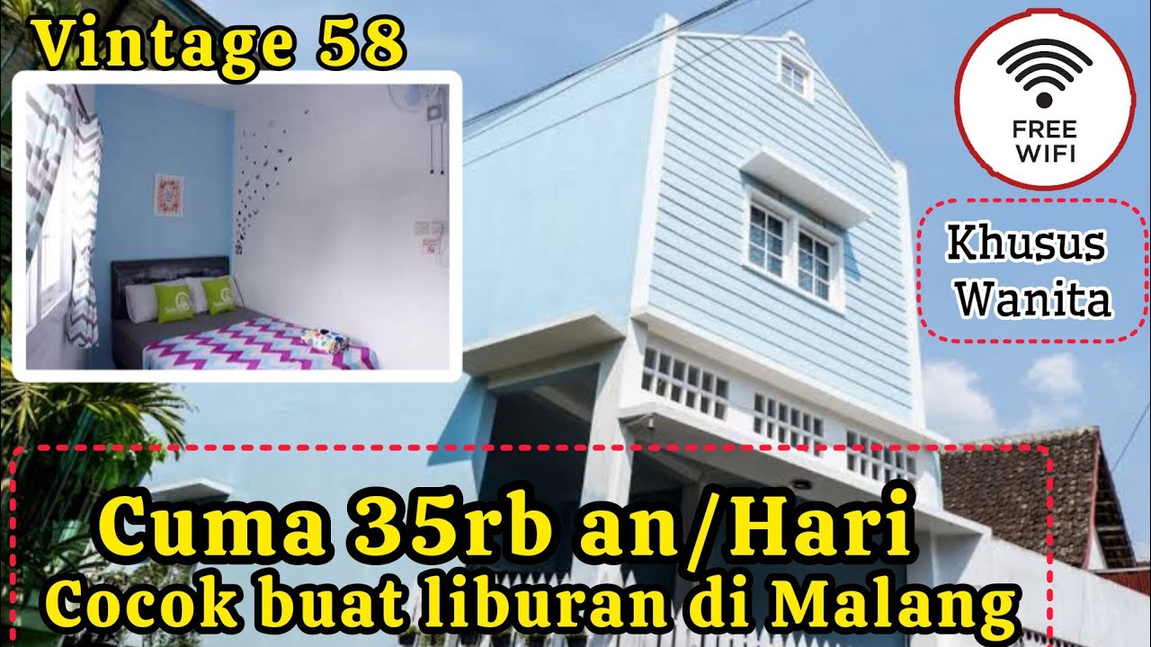 Penginapan murah di malang kota || Dekat stasiun