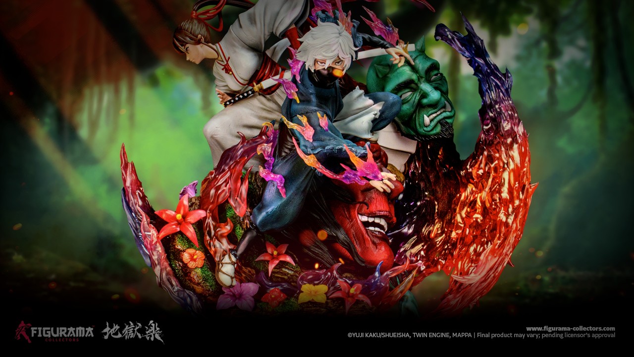 👹🌺 Hell's Paradise: Gabimaru & Sagiri Elite Fandom Statue - Promo Video 🌺👹