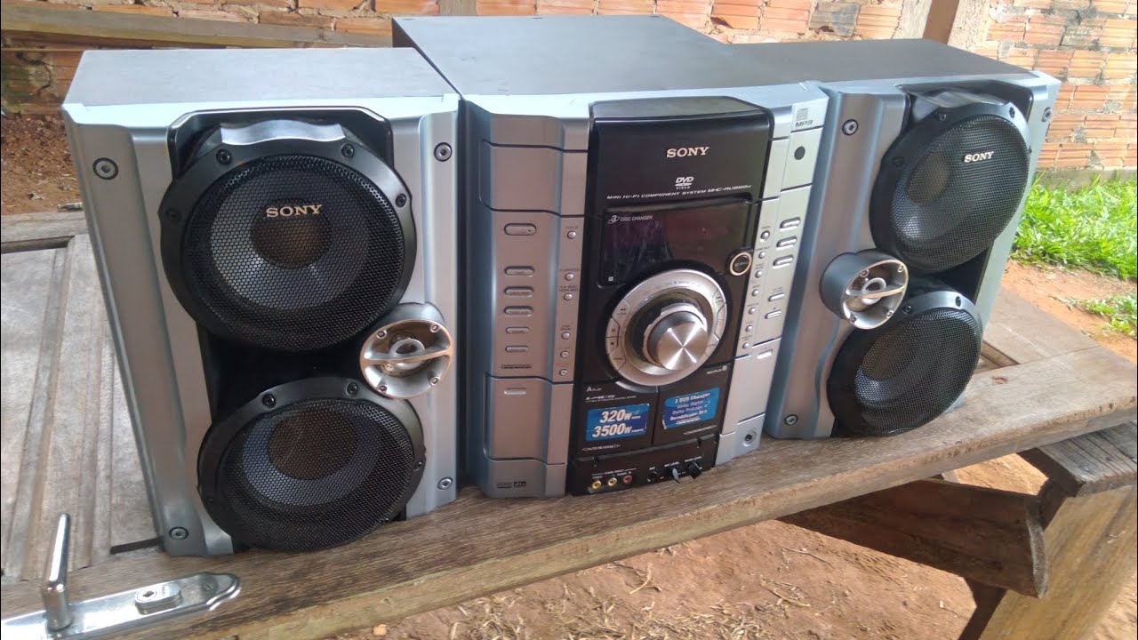 Sony dvd sisten hi-fi mhc rv888d 