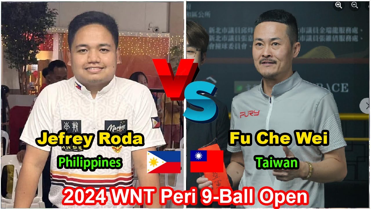 Jefrey Roda VS Fu Che Wei | Peri 9-Ball Open 2024 - Last 16