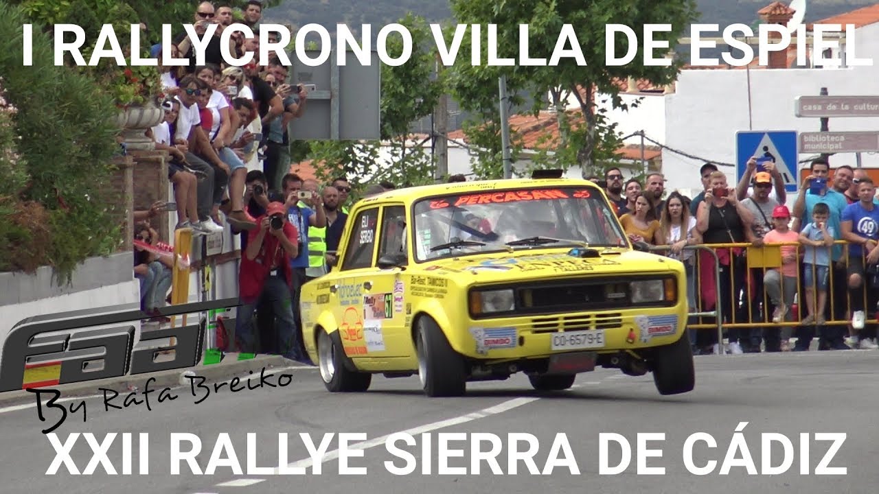I RALLYCRONO VILLA DE ESPIEL + 22 RALLYE SIERRA DE CÁDIZ 2018
