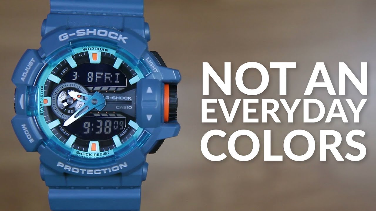 G-SHOCK GA-400CC-2A SPECIAL COLOR - UNBOXING & SPEC
