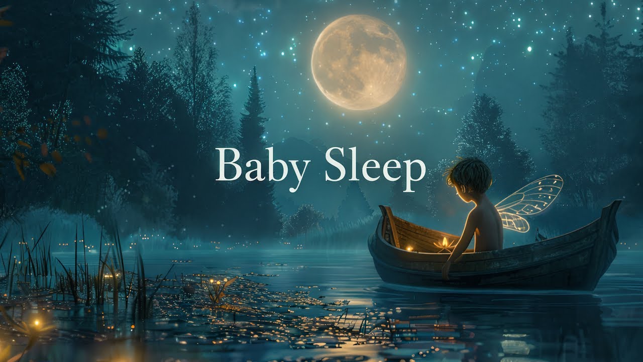 Baby sleep music 👶 Soft Piano, Water Sounds & White Noise