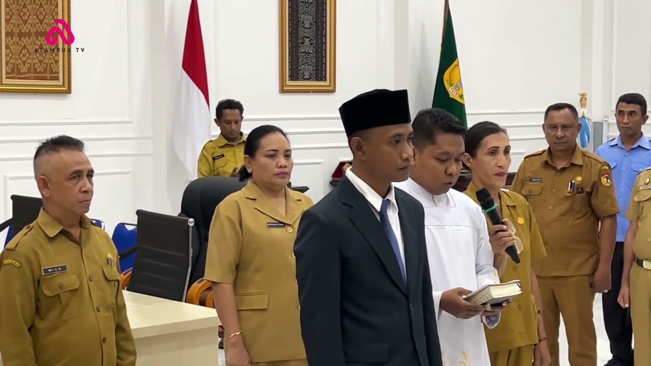 WAKIL BUPAT BELU LANTIK JUMADI MANEK, SEBAGAI DIREKTUR PERDA AIR MINUM
