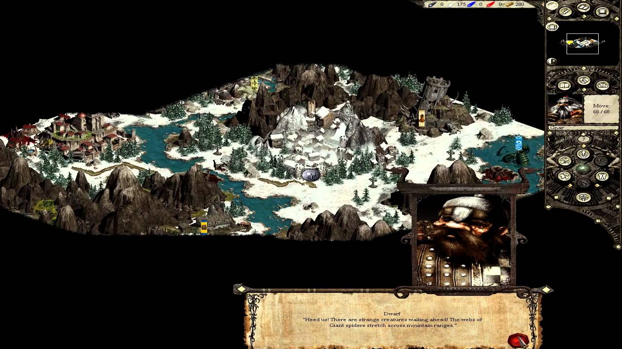 Let's play good old games: Disciples 2 Gallean's Return Mountains Clans  part 1 HD Very Hard lvl