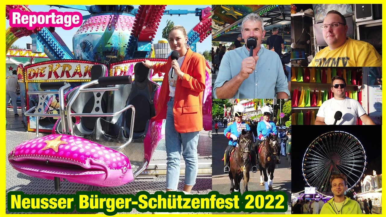 Reportage Neusser Kirmes 2022 - Neusser Schützenfest, Interviews - Die Krake, Sound Machine und mehr