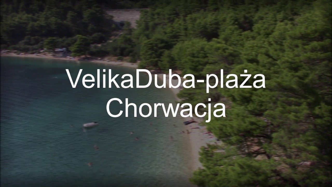 Velika Duba - plaża Duba - Živogošće Blato - Chorwacja