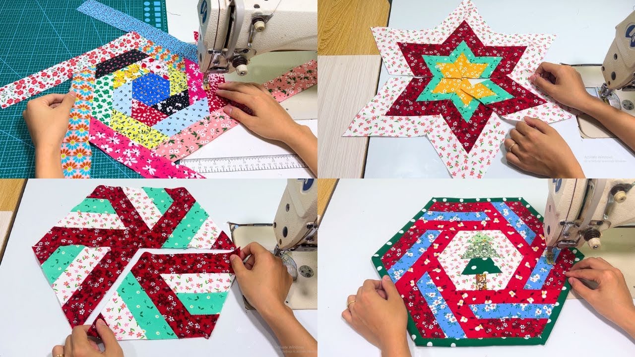 4 Patchwork Projects for Beginners - Turning Scrap Fabric Into Useful Products