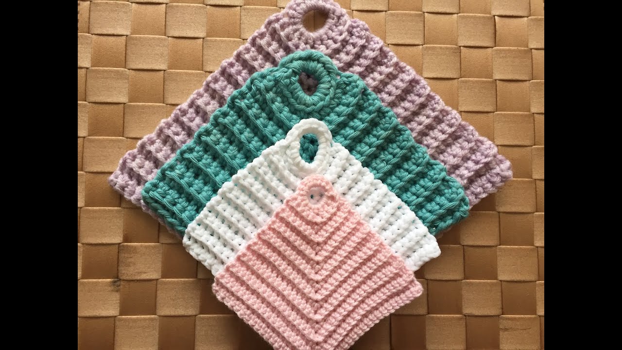 Unique Way to Crochet Washcloth/Dishcloth