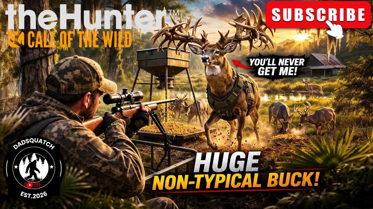 theHunter: Call of the Wild Grinding Whitetail Bucks on Mississippi Acres