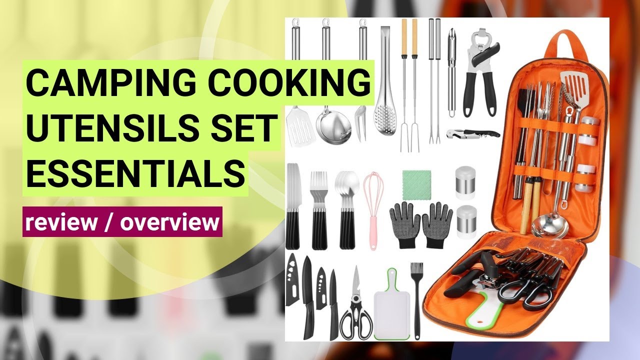 Review: Ultimate 33/45-Piece Camping Cooking Utensils Set for Outdoor Adventures!