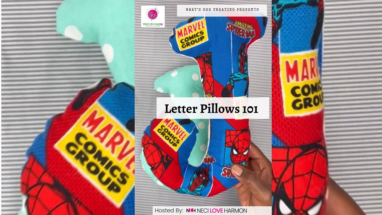 Creating Letter Pillows 101 Sew-Along