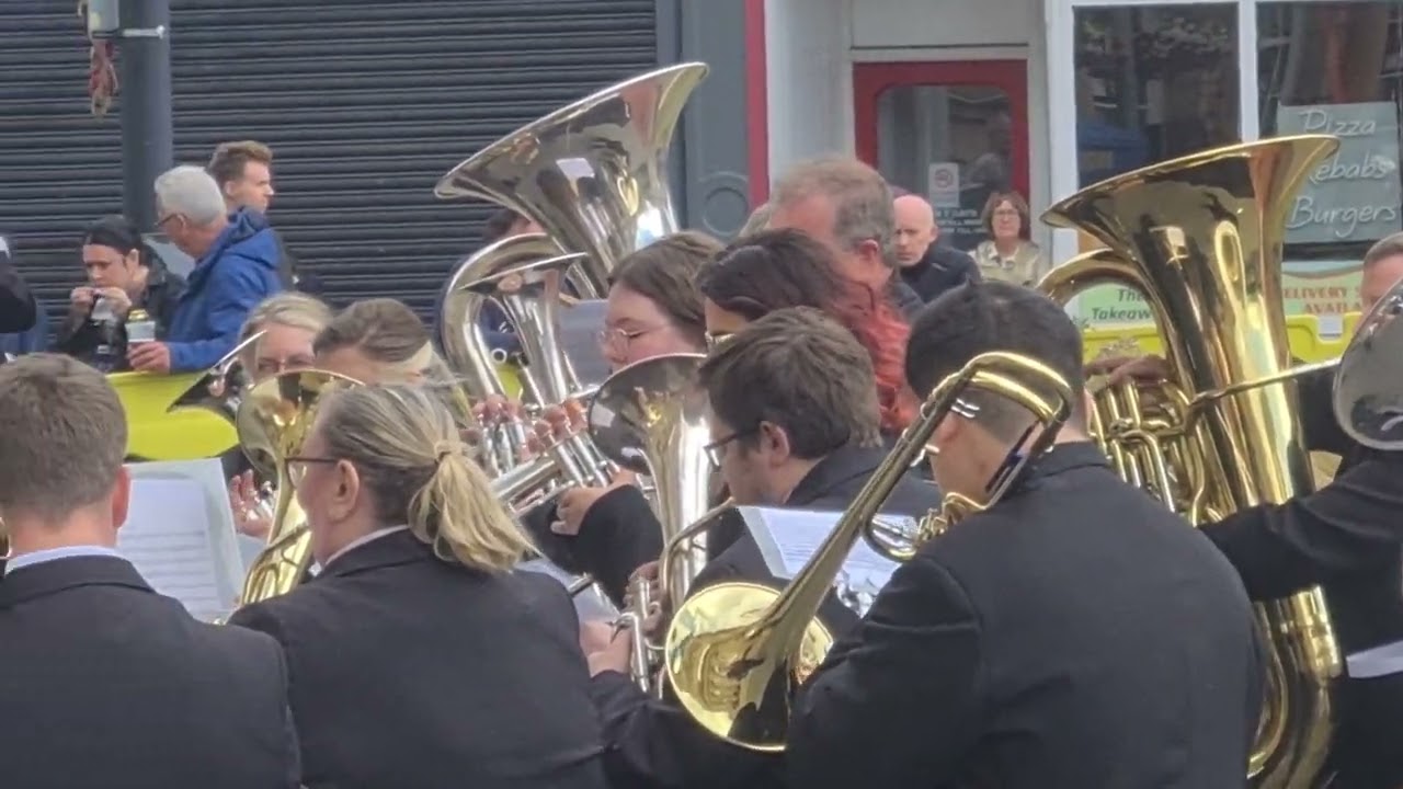 Wingates Band playing "The Wizard' at Brighouse March and Hymn tune contest 2023