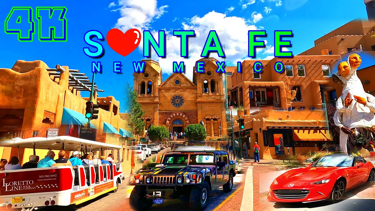 Santa Fe Drive Part 2/2, New Mexico USA 4K - UHD
