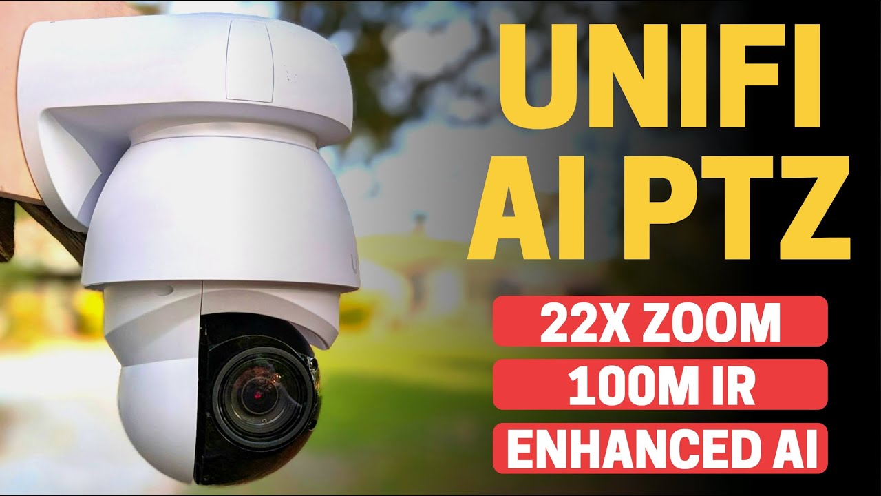 Unifi AI PTZ Industrial - 22x zoom, 100m IR, endless pan, secret llama cam