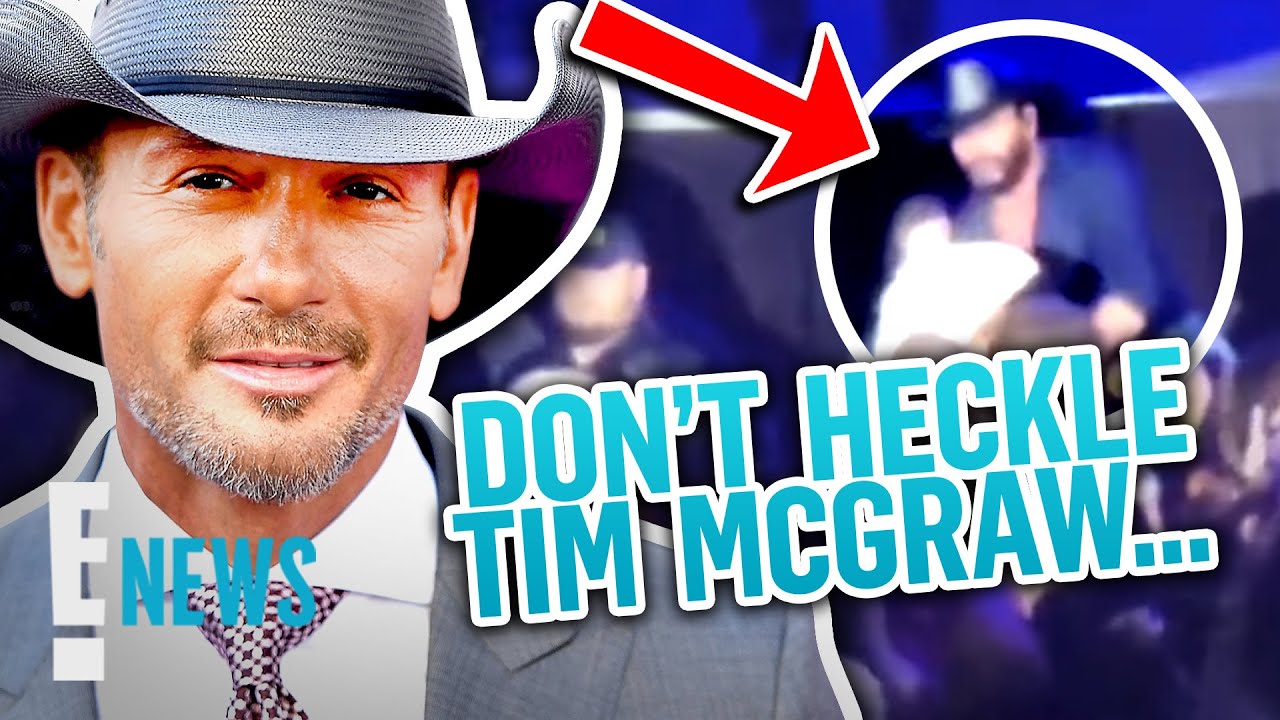 Tim McGraw Jumps Offstage to Confront Fan During Concert | E! News