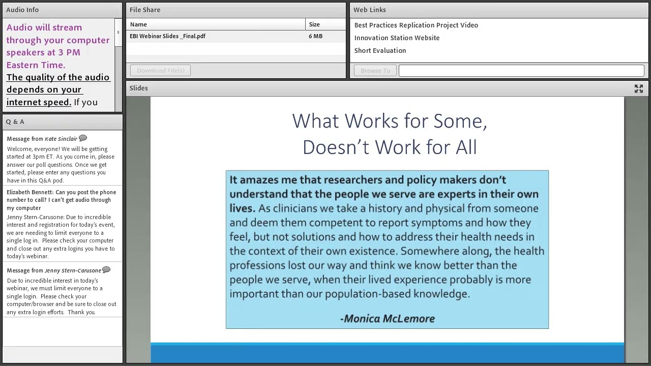 Evidence-Based and Informed Interventions and How They Can Improve Our Work - April 15, 2020