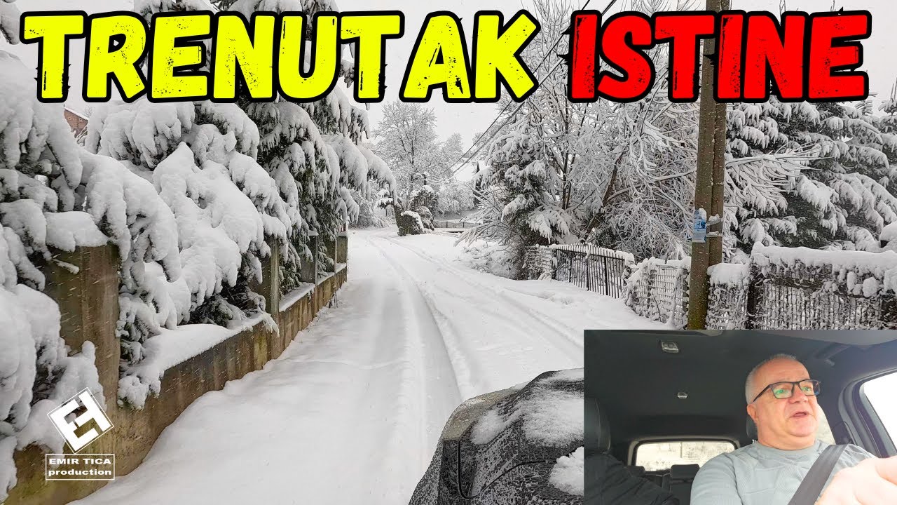 NA KINESKIM GUMAMA KROZ MEĆAVU PO ZALEĐENOJ CESTI