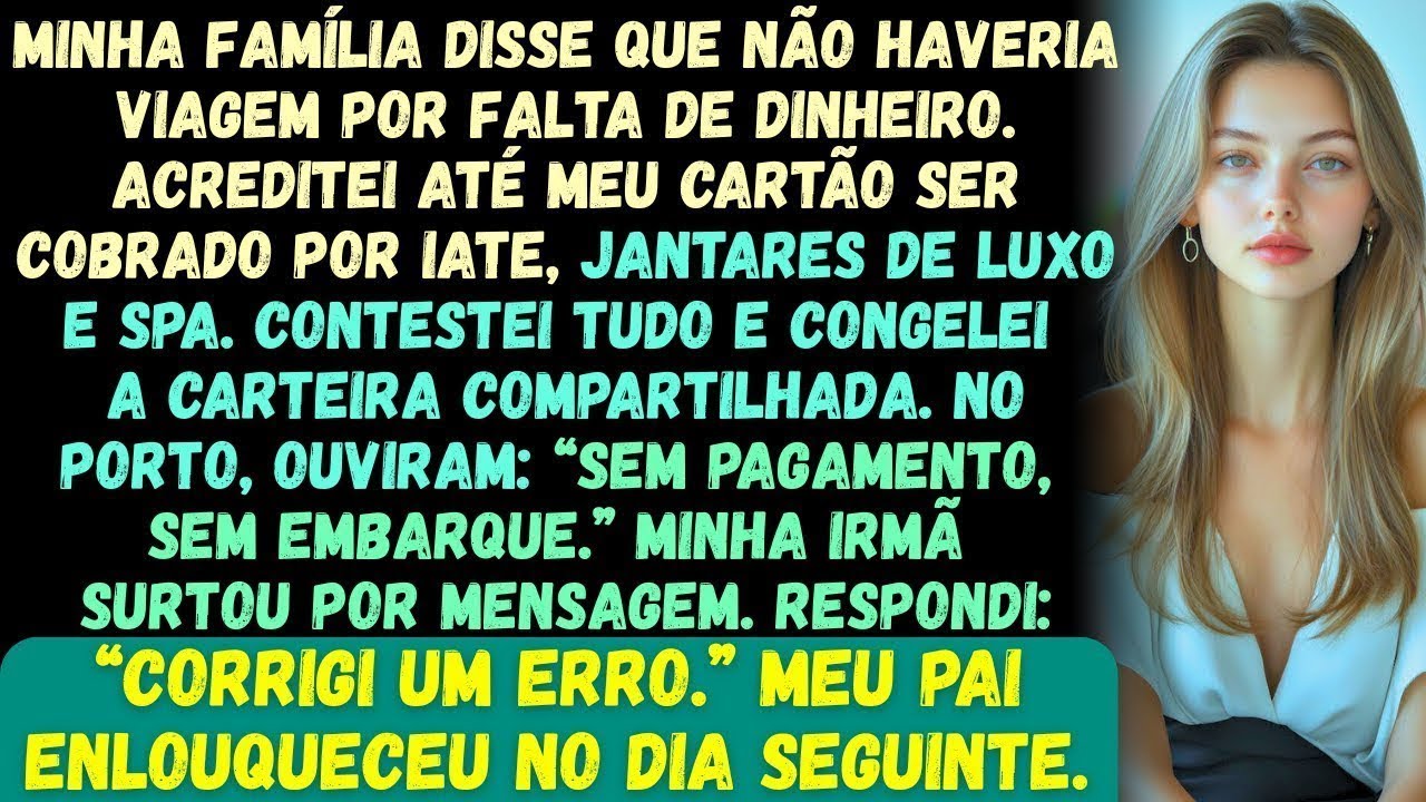 Minha família disse_ “Vamos pular as férias este ano — estamos sem dinheiro. E eu acreditei. Até que
