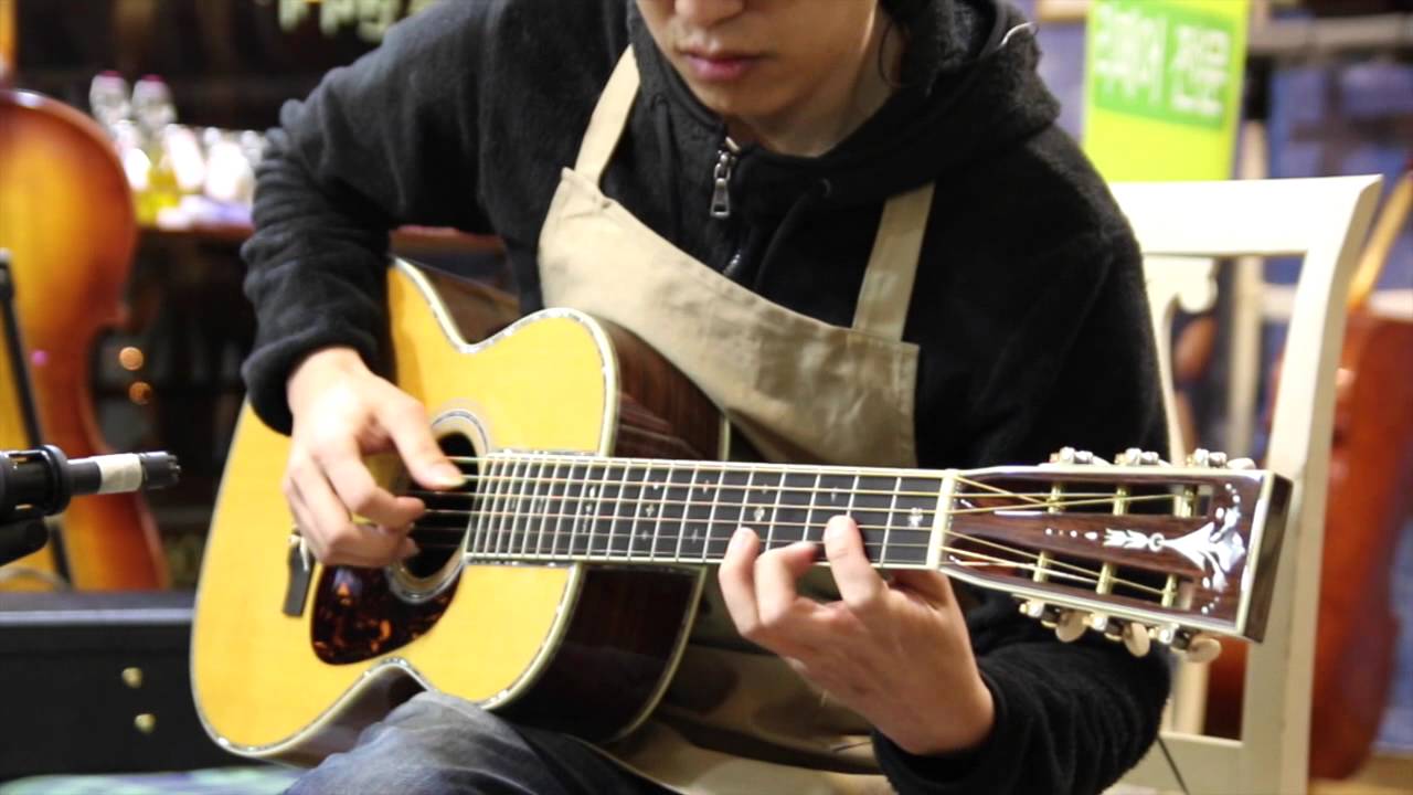 애국가 핑거스타일 조일건 martin 0-45