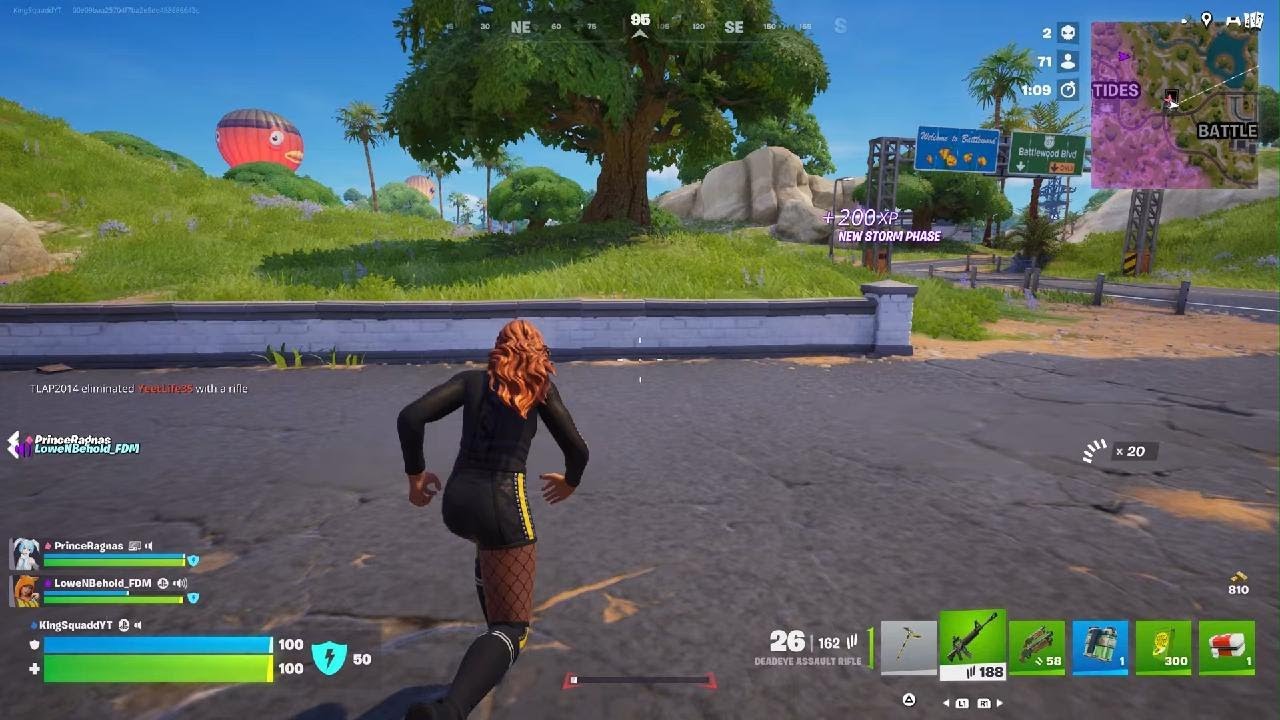 Fortnite win with Marissa and random
