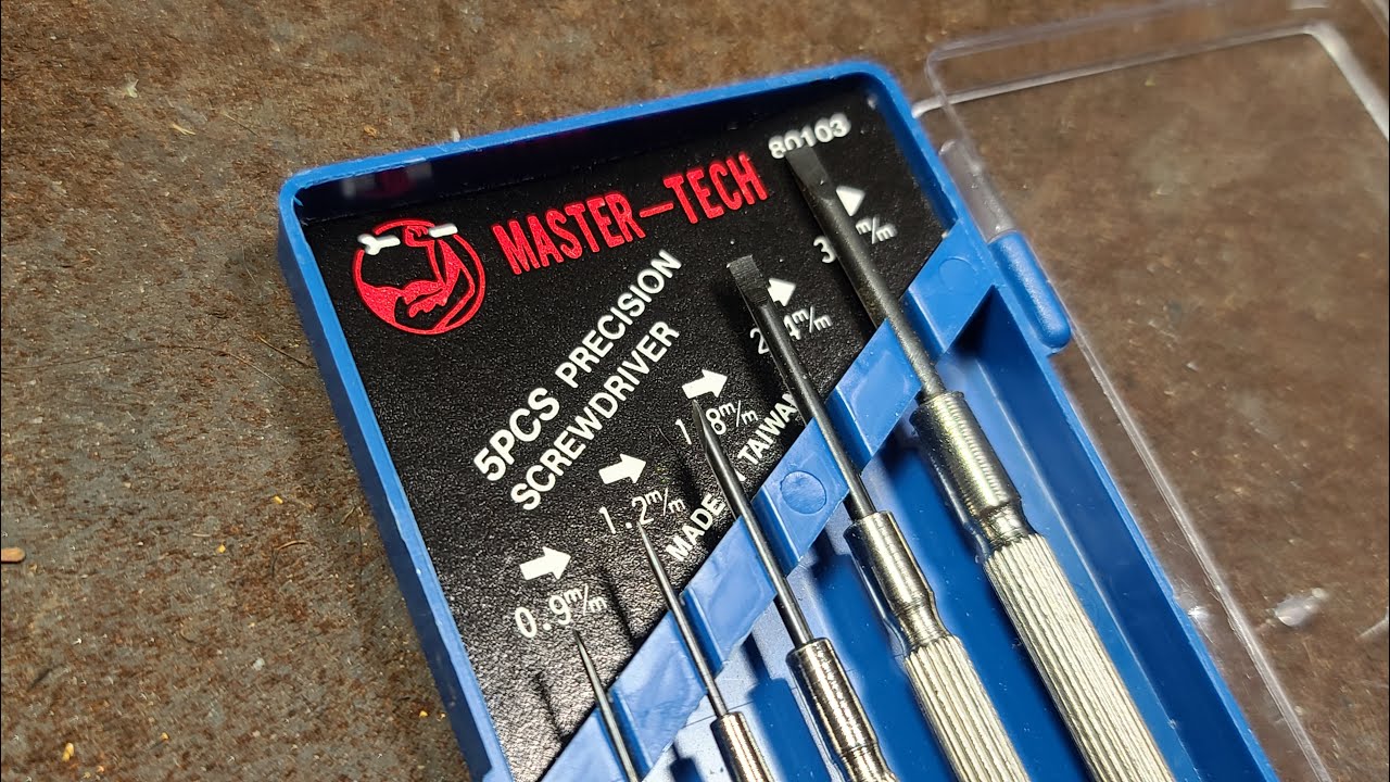 Master-Tech Precision Flathead Screw Driver Set Review