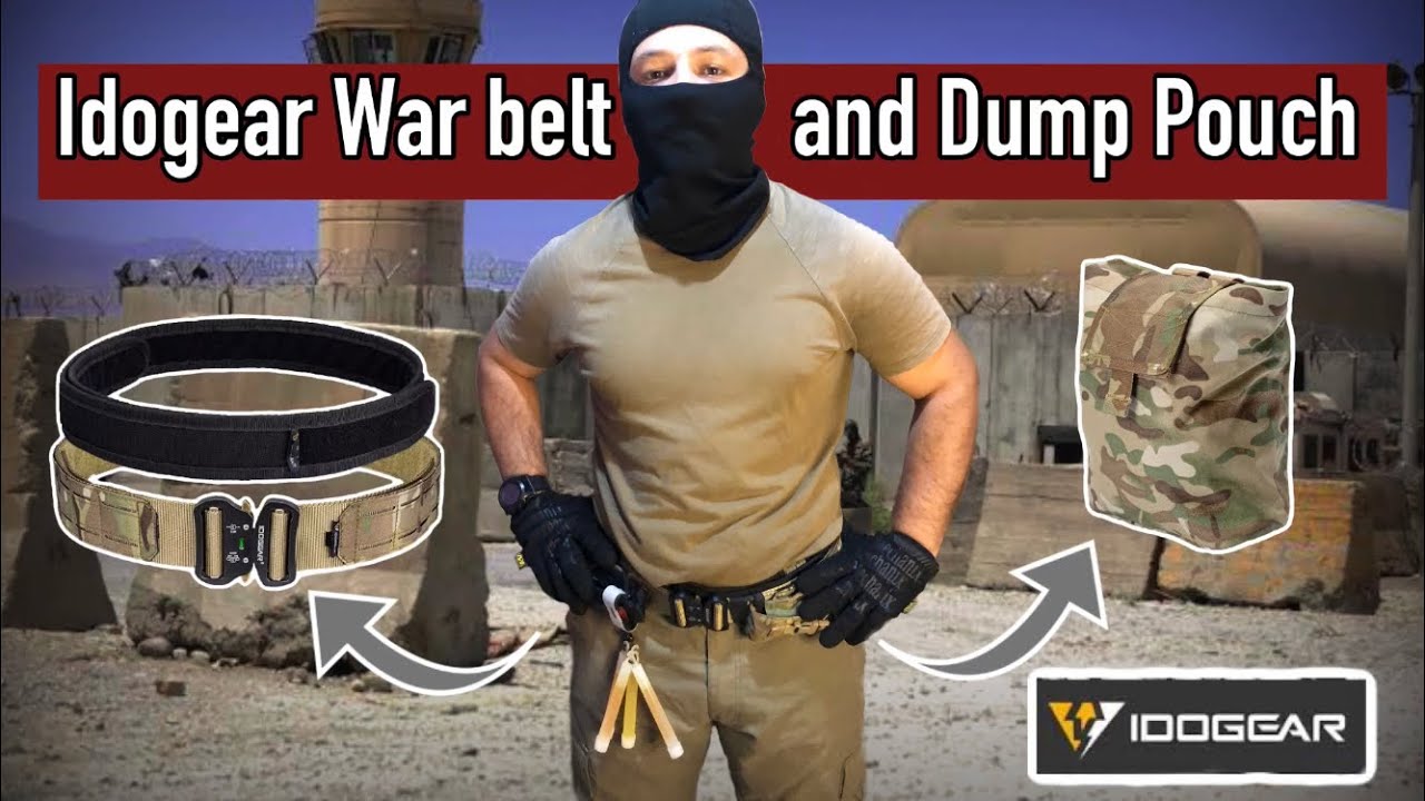 Idogear War Belt and Dump Pouch - [Unbox and overview]